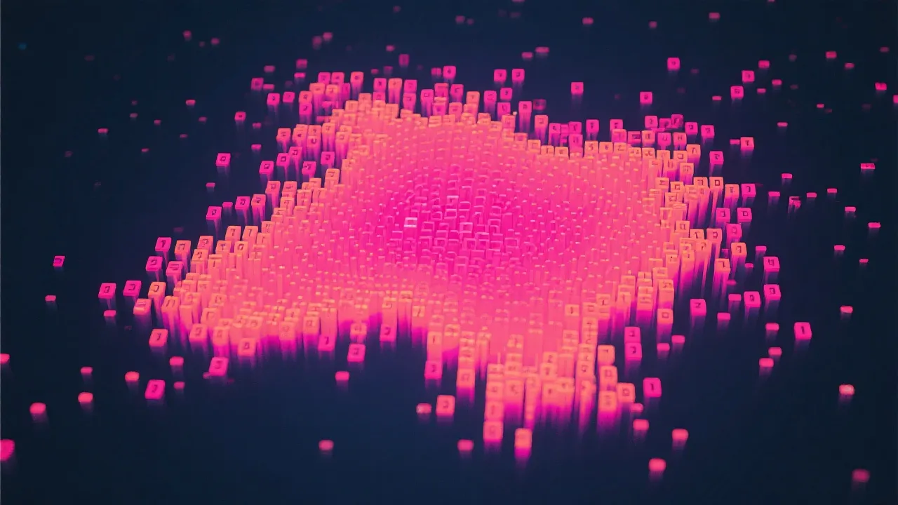 数字分布热力图